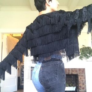 Vintage fringe jacket